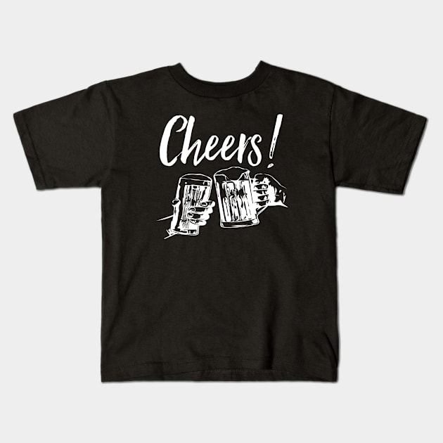 Cheers! Kids T-Shirt by MessageOnApparel